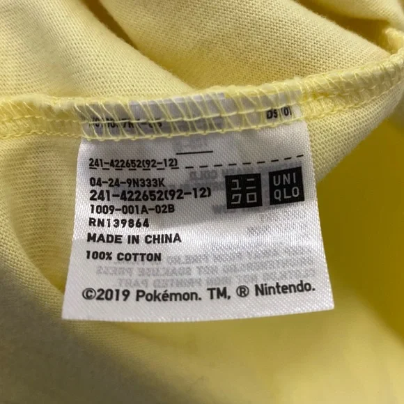 pickachu origami Uniqlo tee - Picture 3 of 6